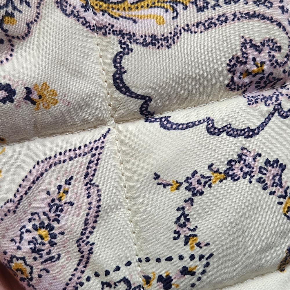 Paisley Quilted Button Up Jacket - Picture 5 of 5